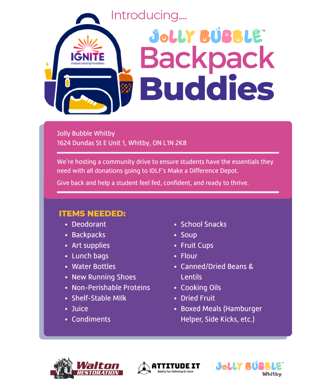 Backpack buddies png